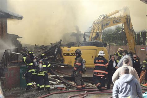 A gas explosion at a building north of New York City injures 15, including 5 responders